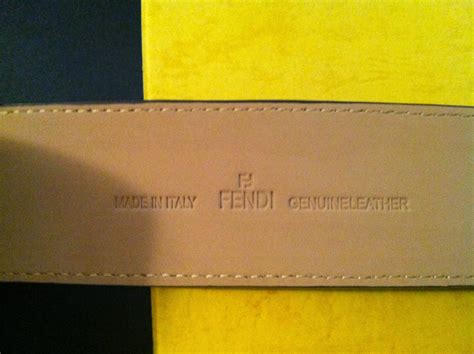 fendi belt serial